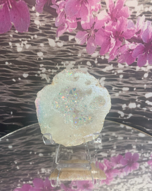 Angel Aura quartz Geodes