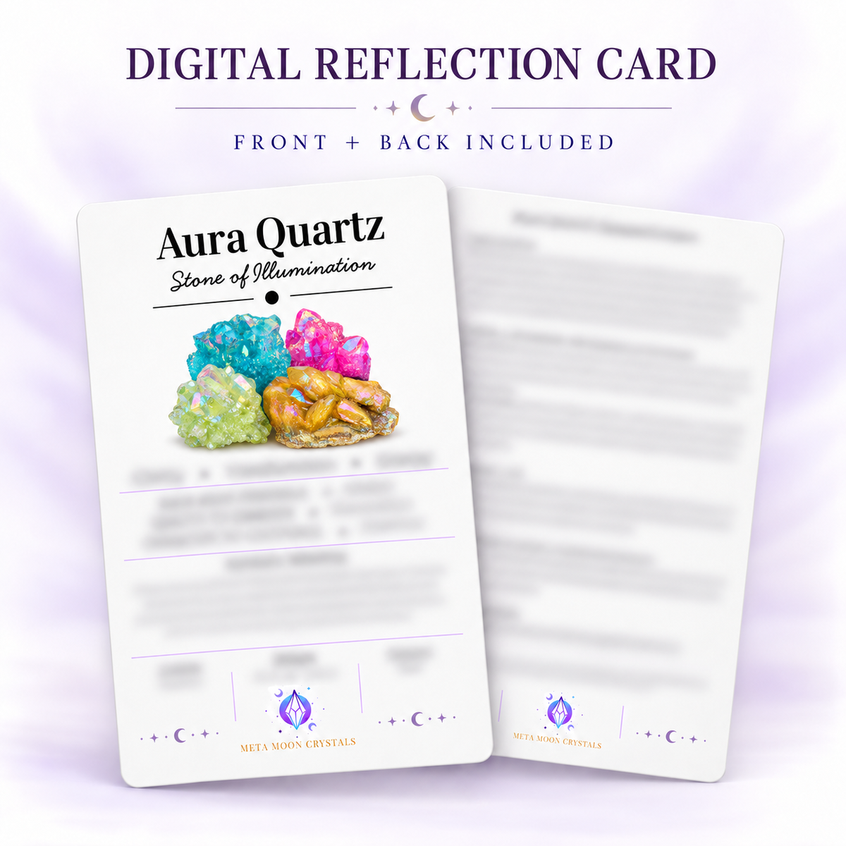 Aura Quartz Digital Reflection Card