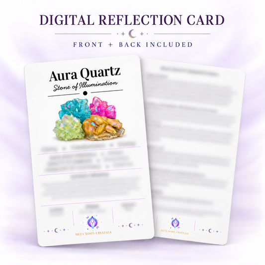 Aura Quartz Digital Reflection Card