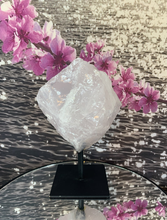 Rose Quartz on Stand