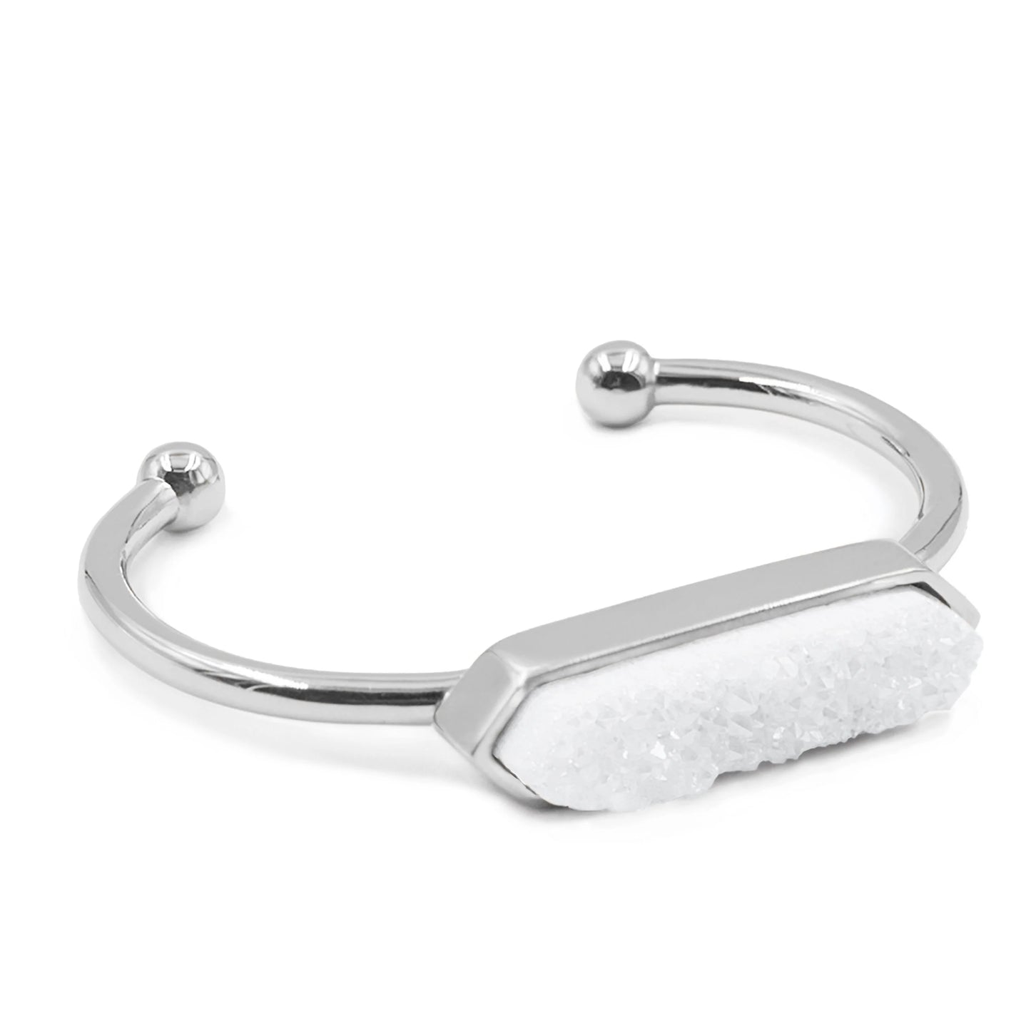 Eira Silver Slim Quartz Bracelet