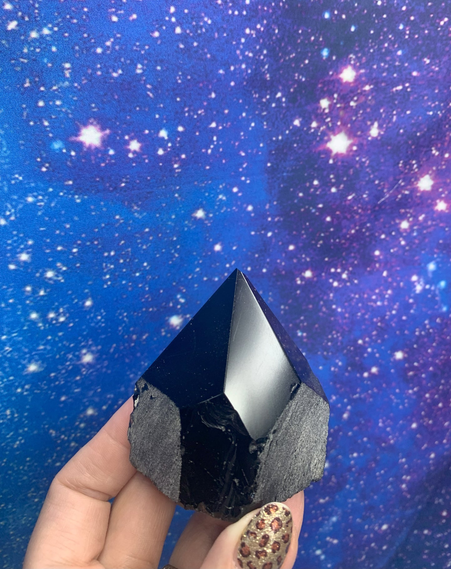 Black Obsidian Polished Point