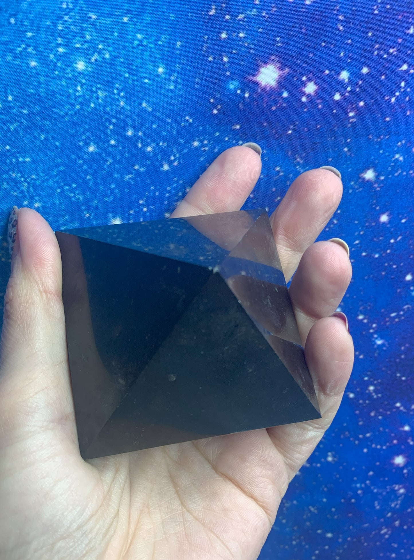 Black Tourmaline Pyramid