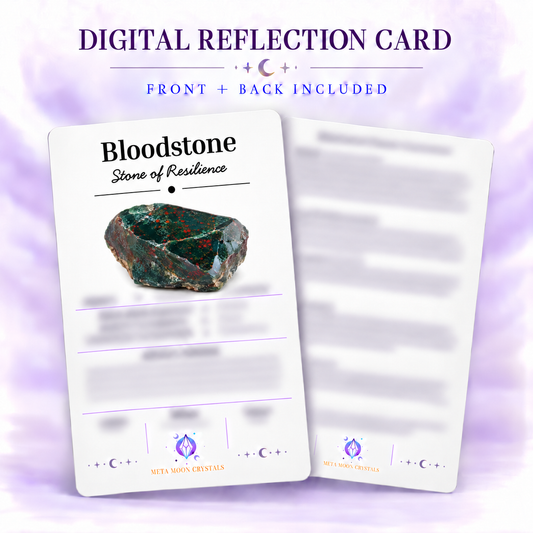 Bloodstone Digital Reflection Card