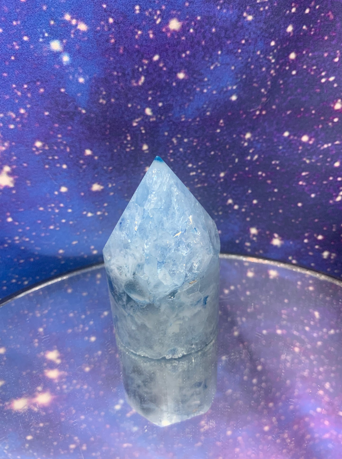 Blue Agate Pillar