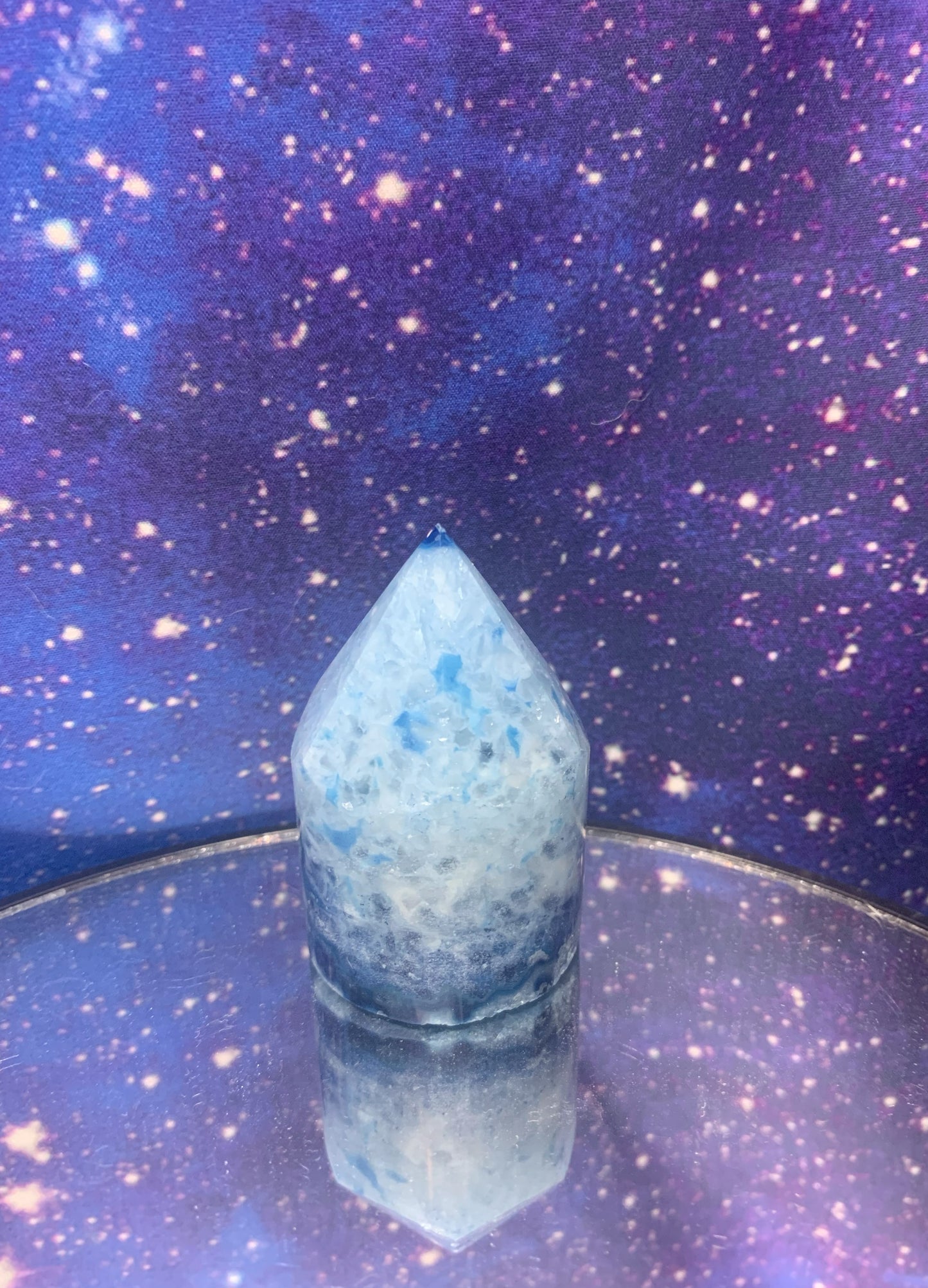 Blue Agate Pillar