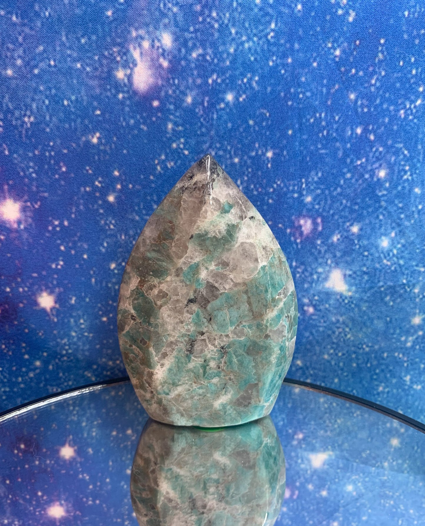 Polished Amazonite Flame