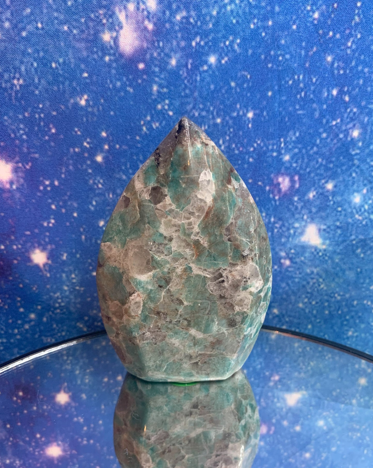 Polished Amazonite Flame