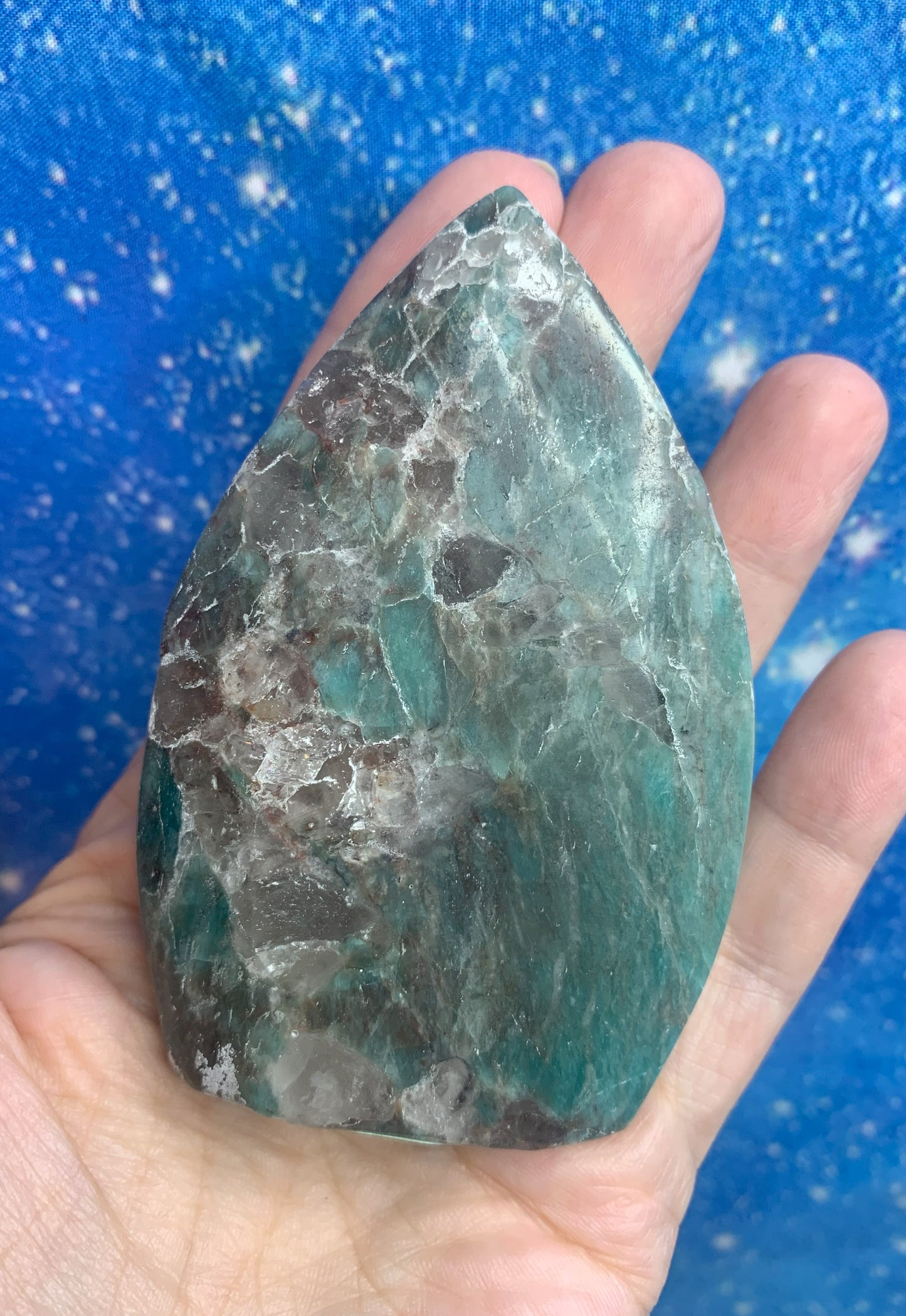 Polished Amazonite Flame