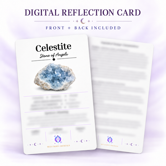 Celestite Digital Reflection Card