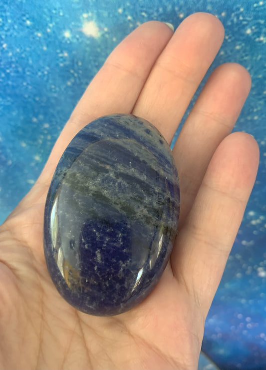 Sodalite Palm Stones