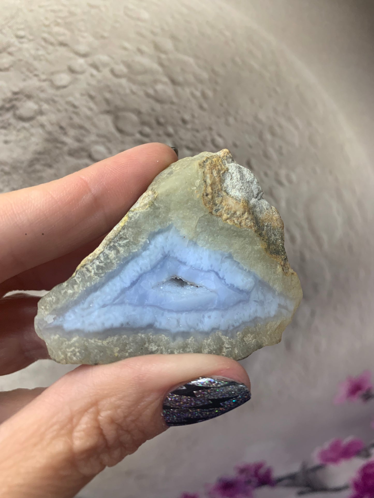 Druzy Blue Lace Agate (rough)