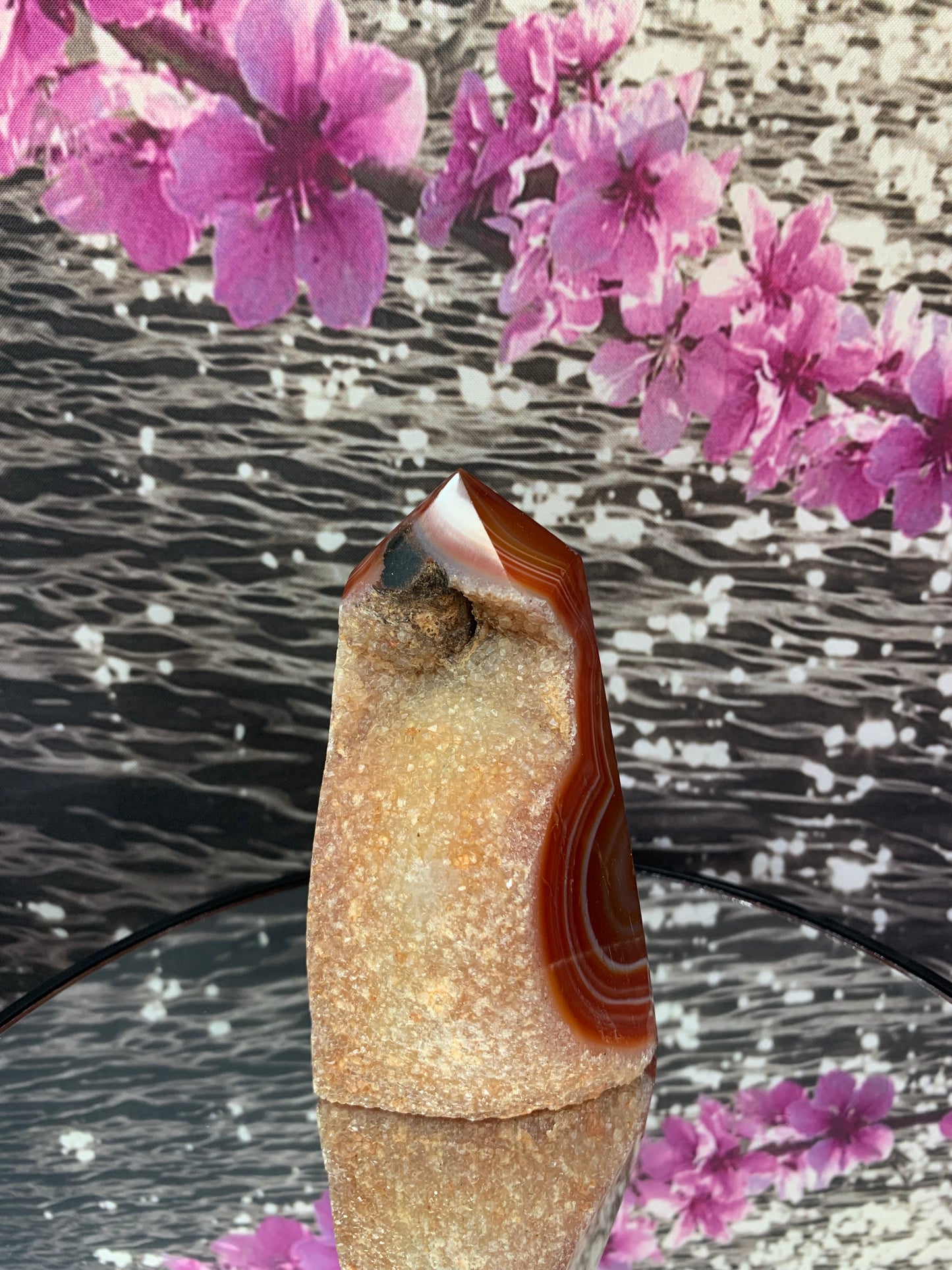 Druzy Carnelian Tower