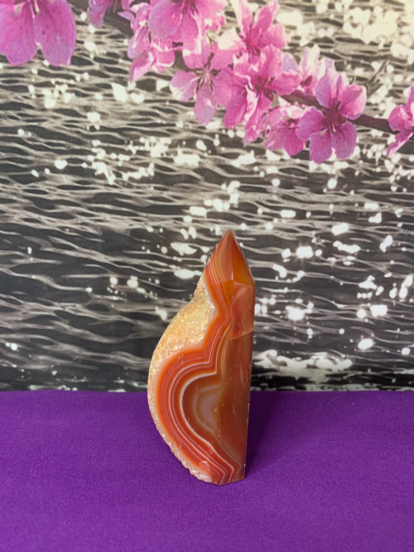 Druzy Carnelian Tower