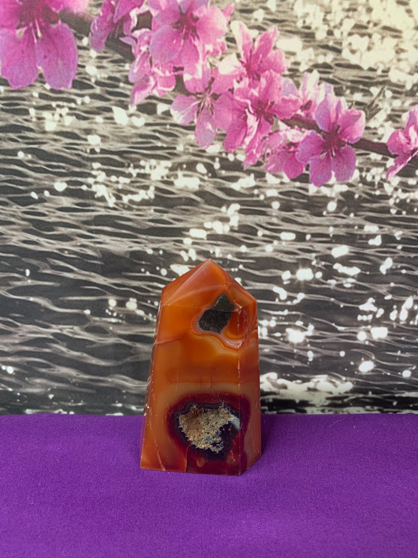 Druzy Carnelian Tower