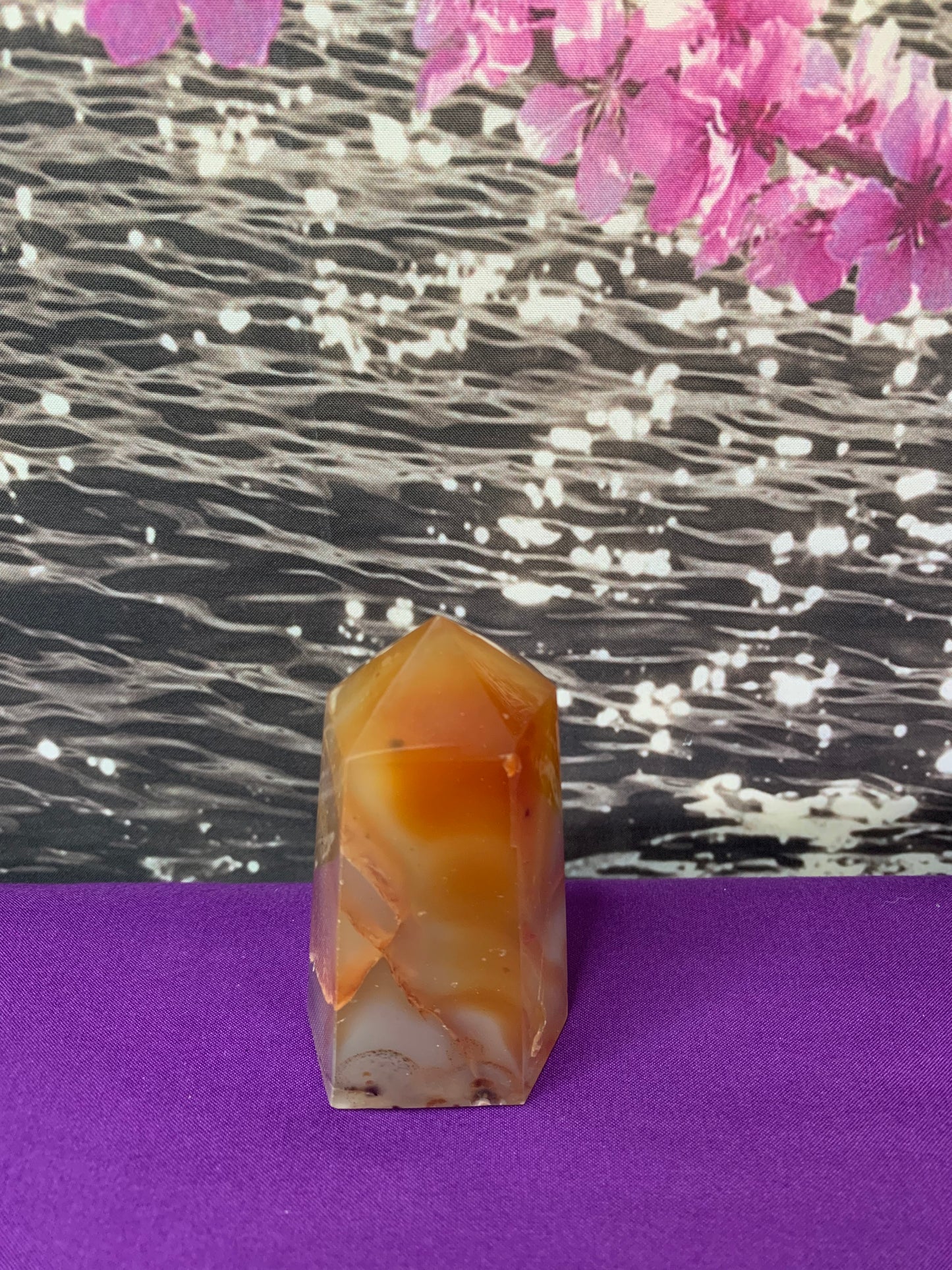 Druzy Carnelian Tower