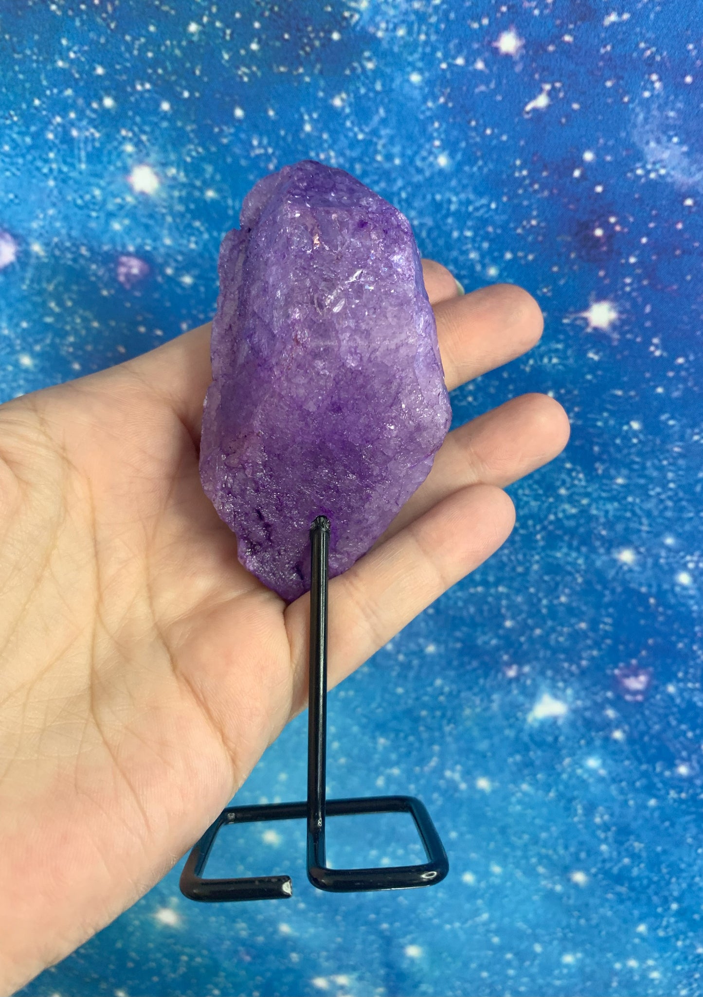 Dyed Quartz on Stand