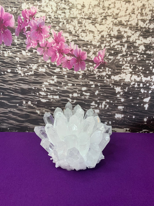 Clear Quartz Crystal Cluster 1