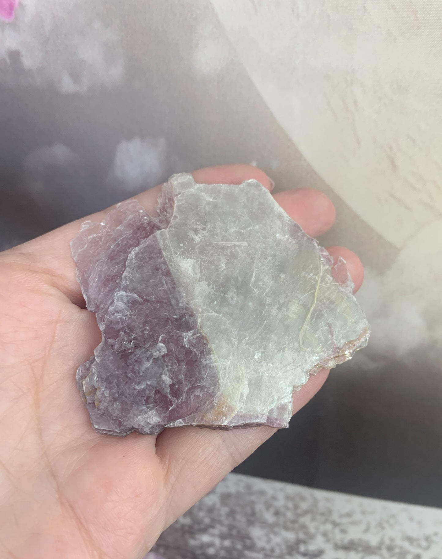 Lepidolite With Mica