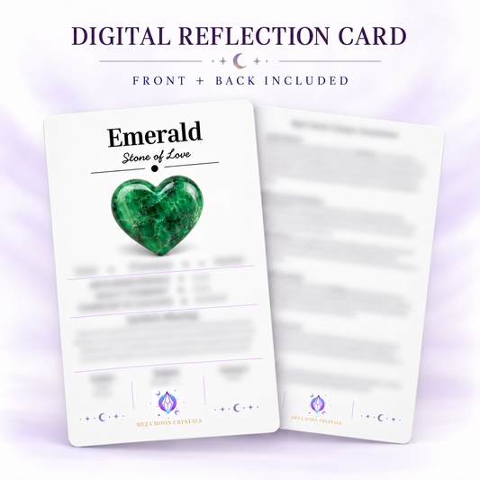 Emerald Digital Reflection Card