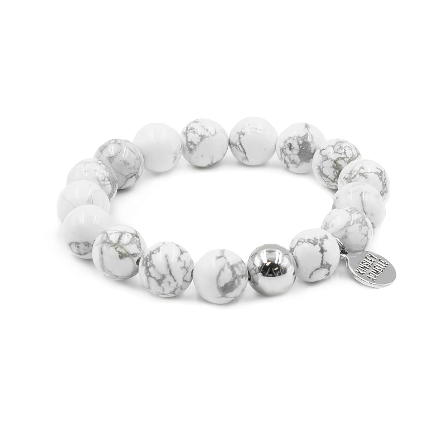 Eira Silver Pepper Bead Bracelet