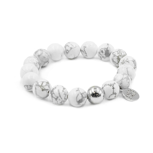 Eira Silver Pepper Bead Bracelet