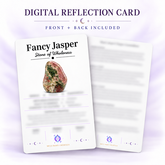 Fancy Jasper Digital Reflection Card