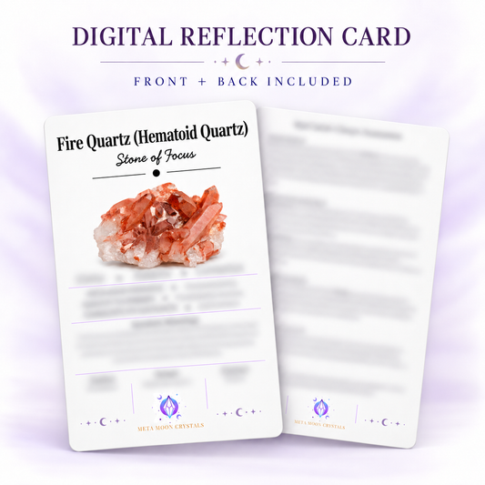 Fire Quartz Digital Reflection Card