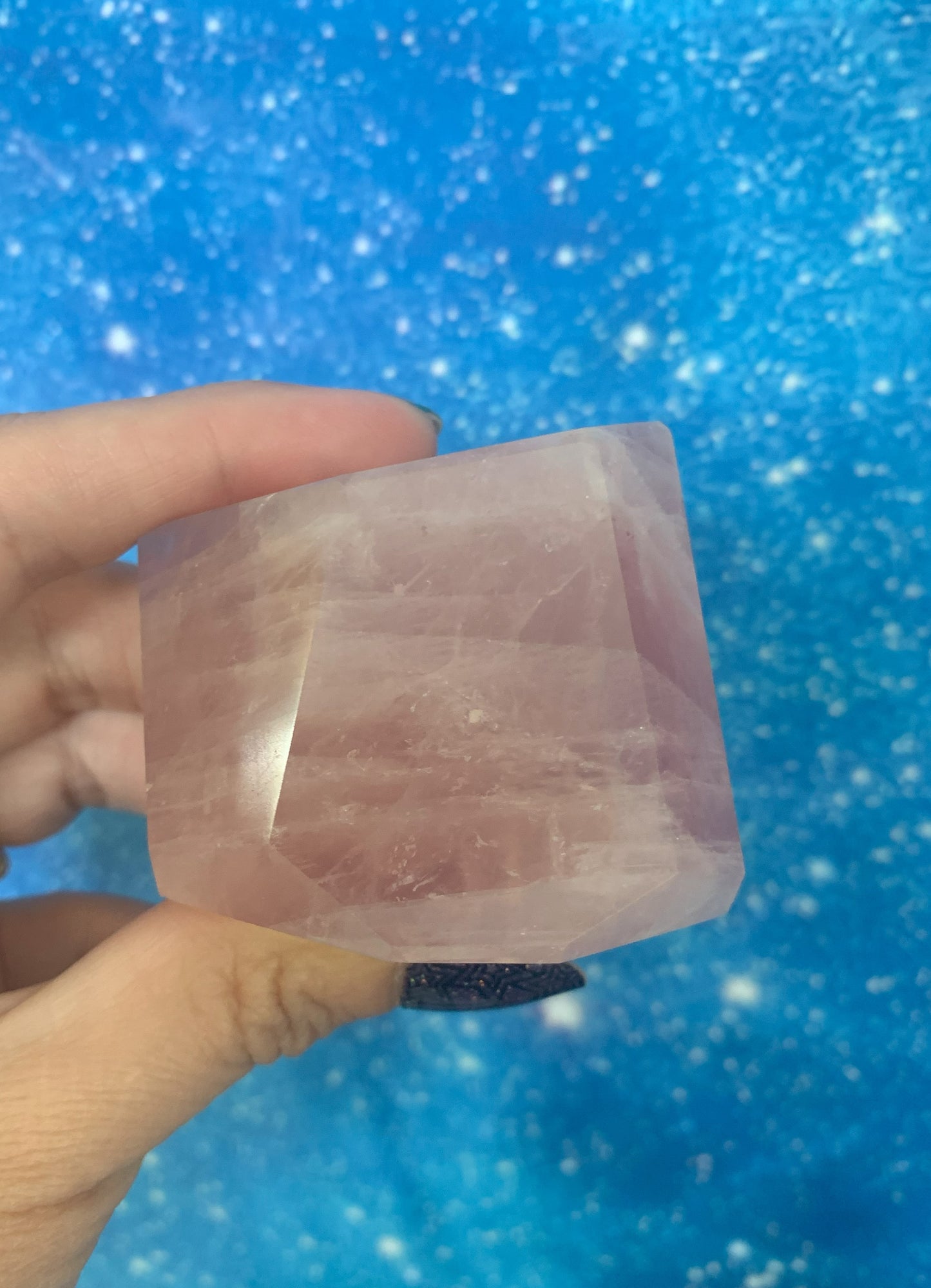 Natural Rose Quartz Freeform