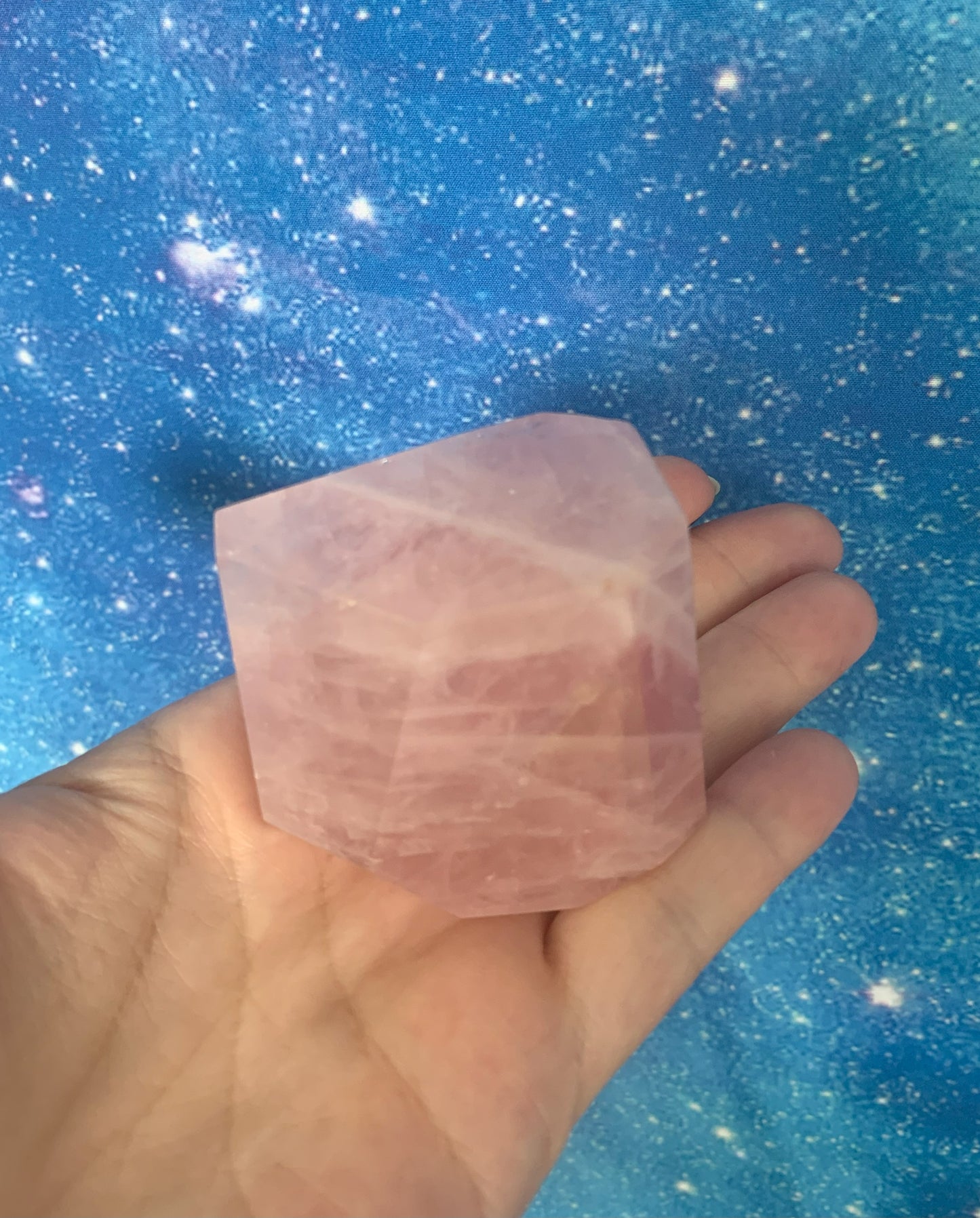 Natural Rose Quartz Freeform