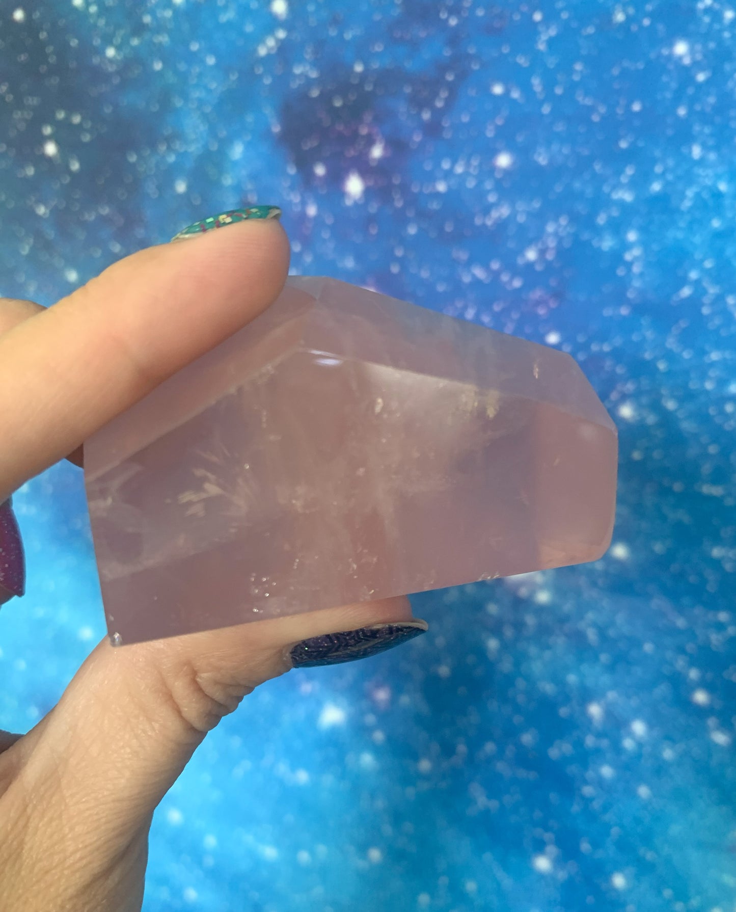 Natural Rose Quartz Freeform