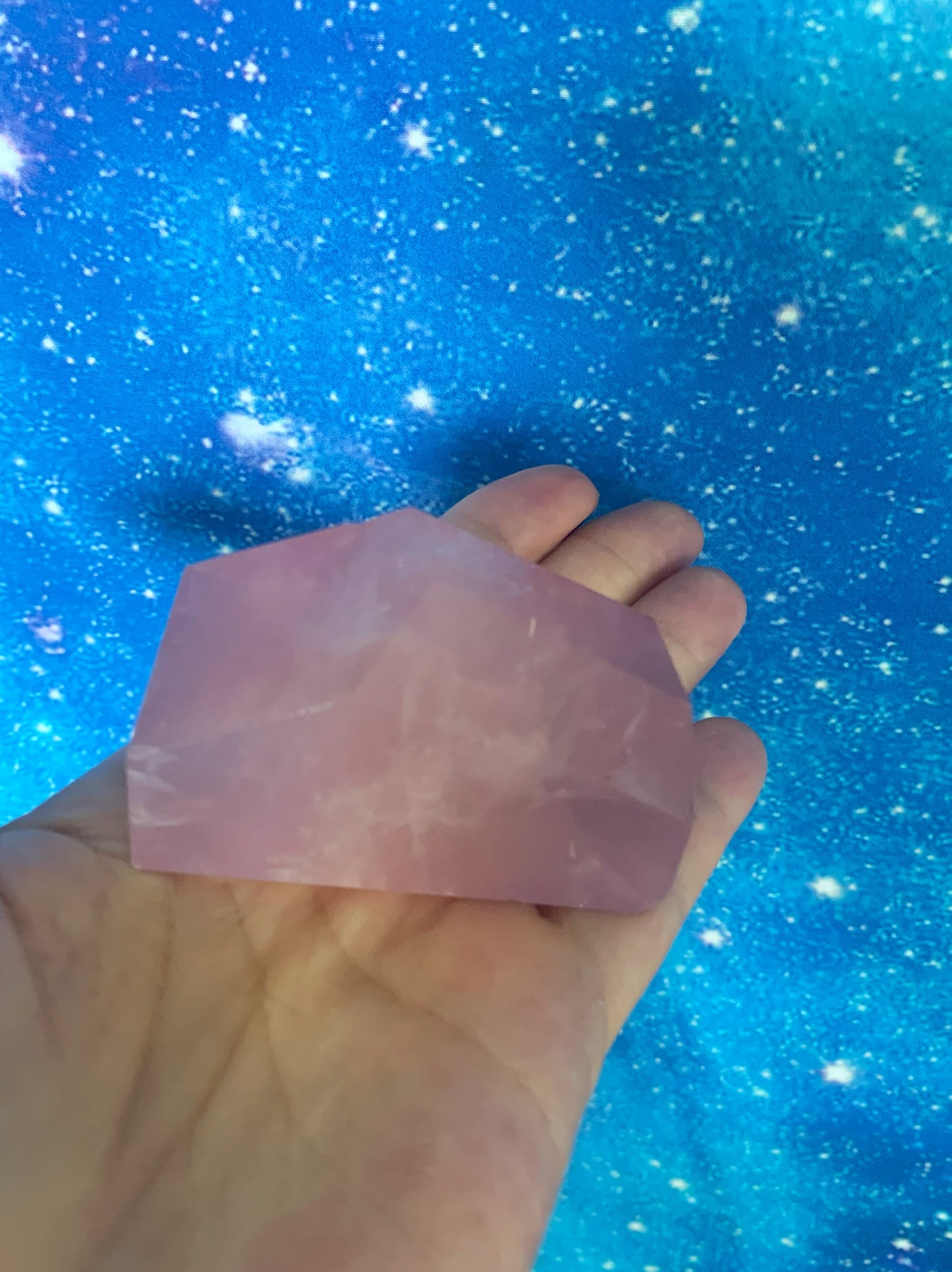 Natural Rose Quartz Freeform