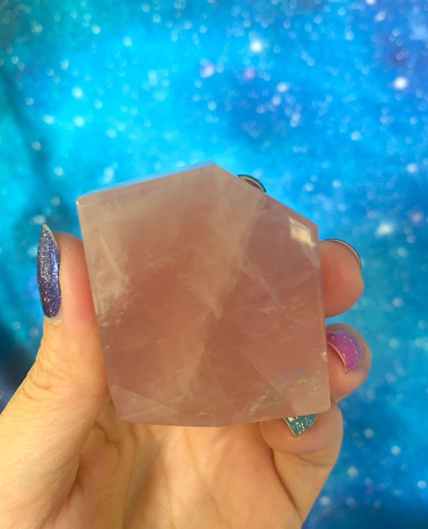 Natural Rose Quartz Freeform