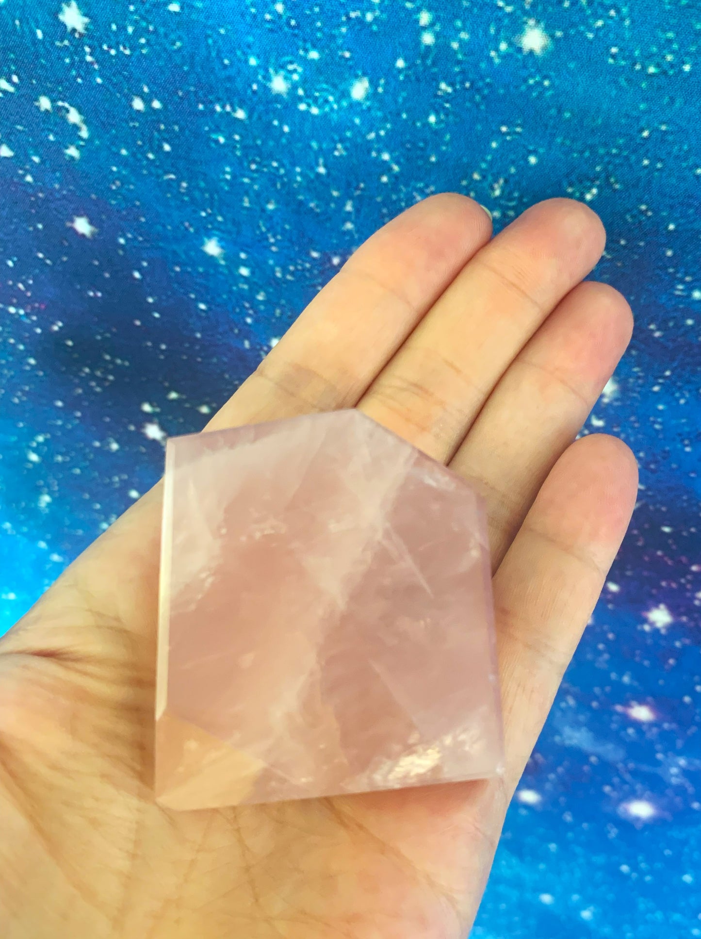 Natural Rose Quartz Freeform