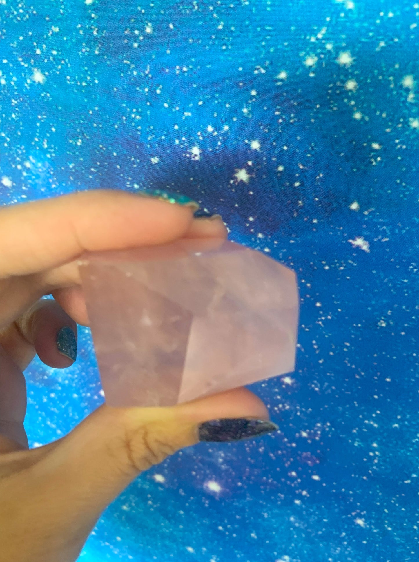 Natural Rose Quartz Freeform