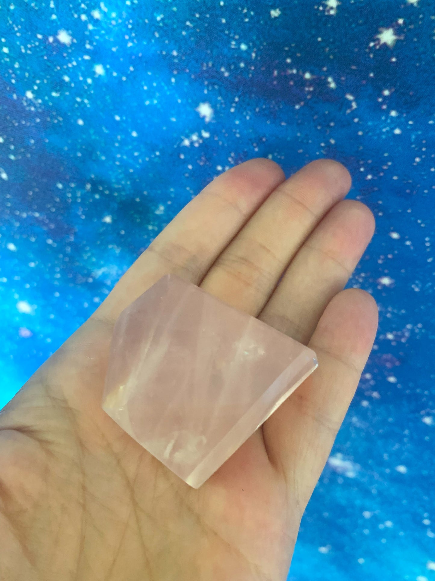 Natural Rose Quartz Freeform