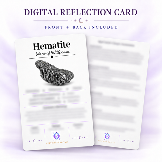 Hematite Digital Reflection Card