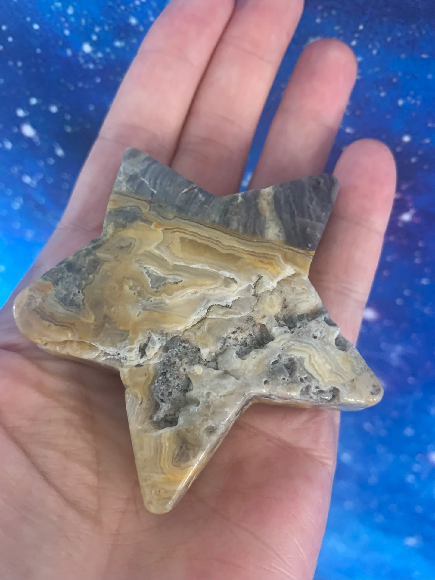 Crazy Lace Agate Stars