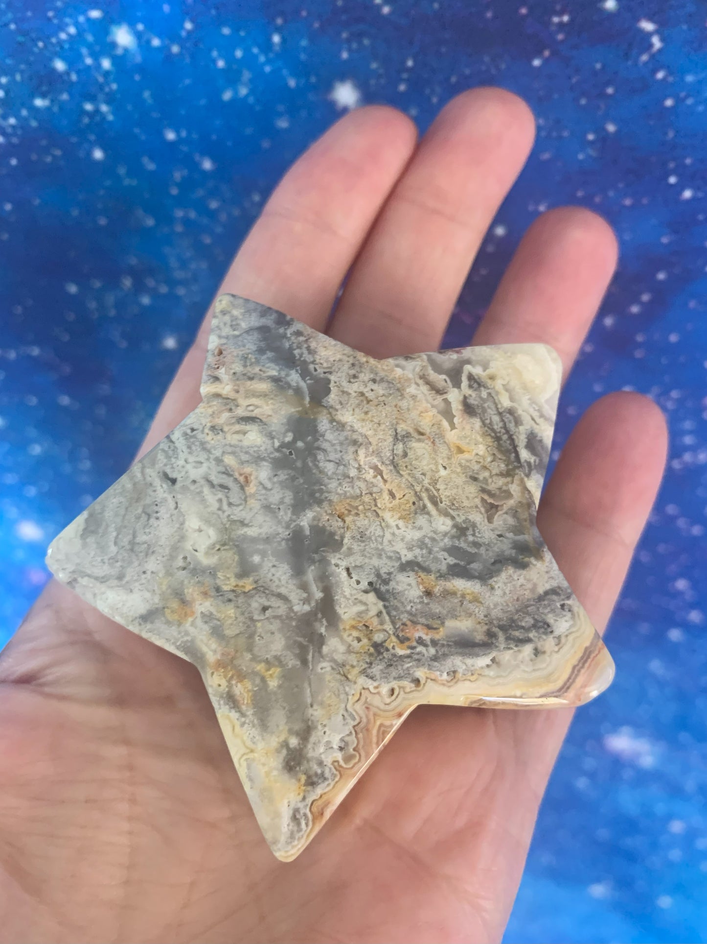 Crazy Lace Agate Stars