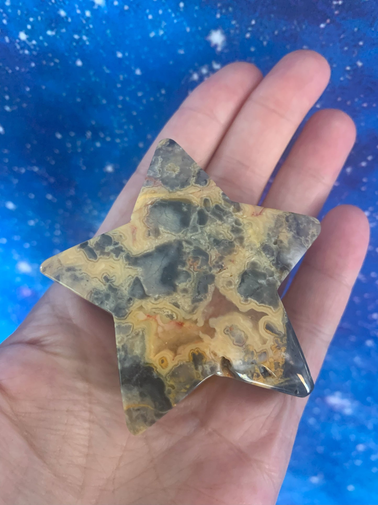 Crazy Lace Agate Stars