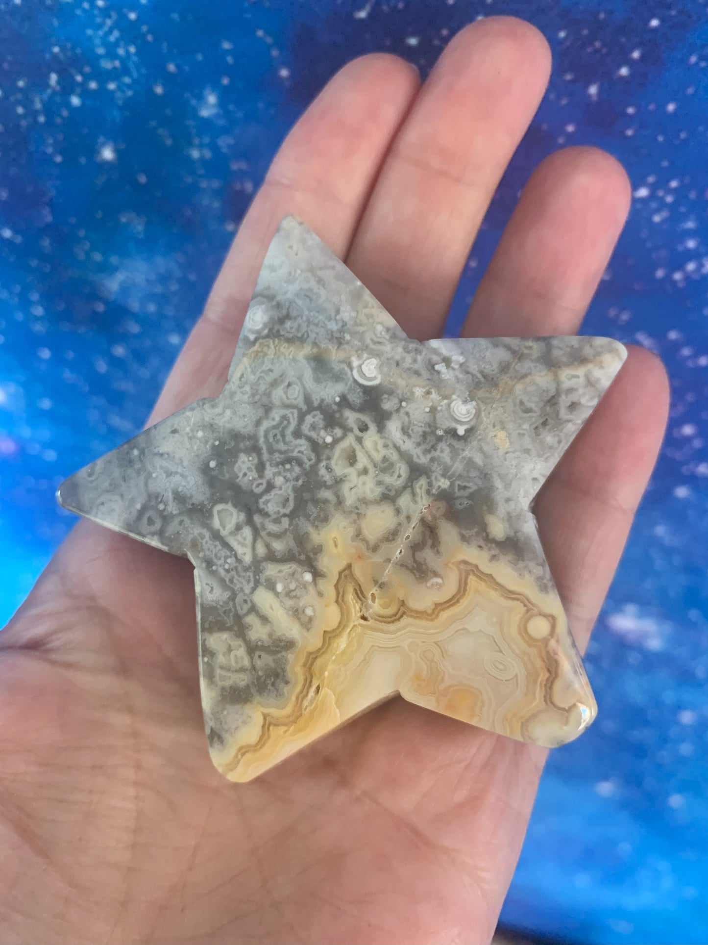 Crazy Lace Agate Stars