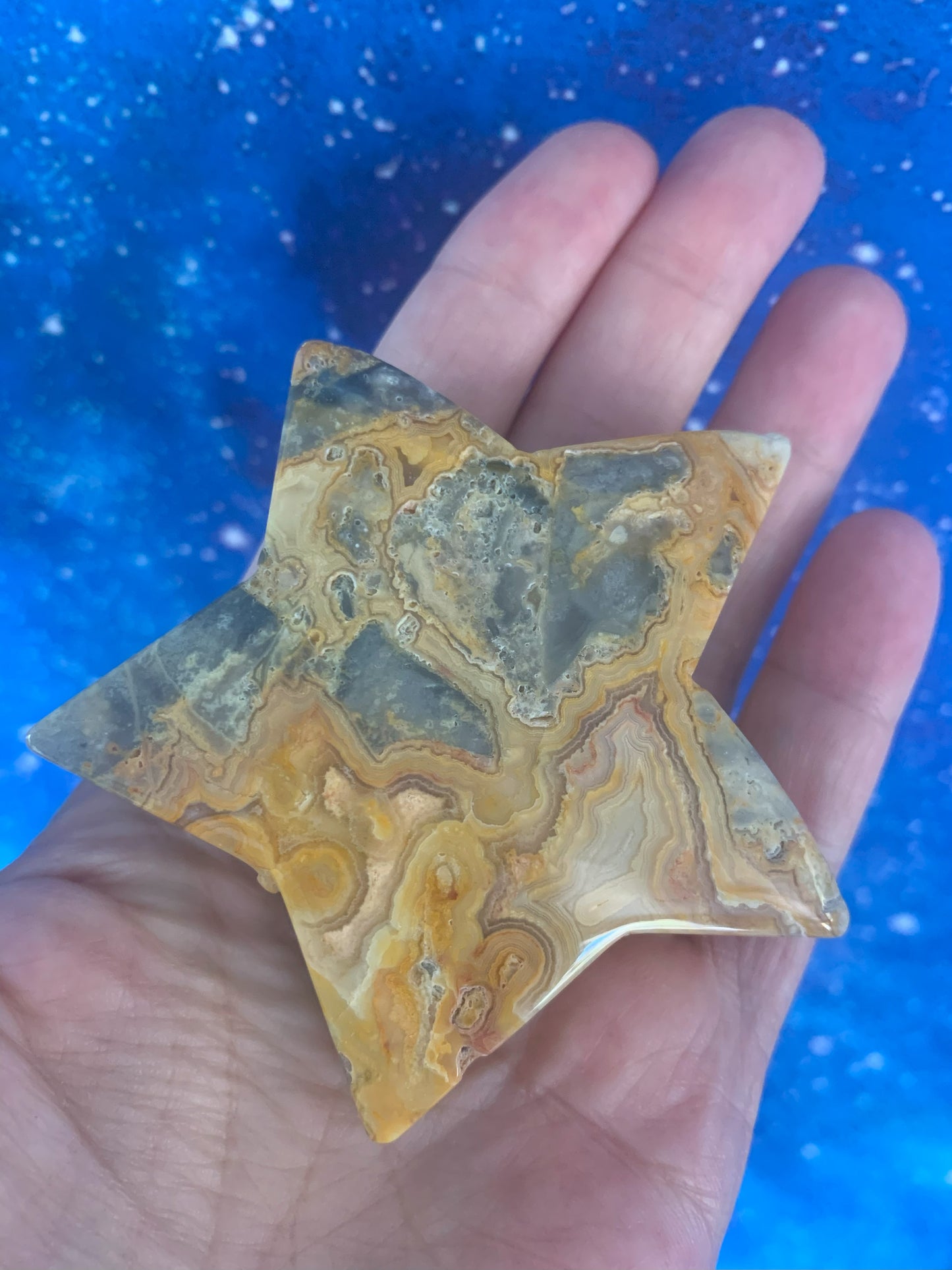 Crazy Lace Agate Stars