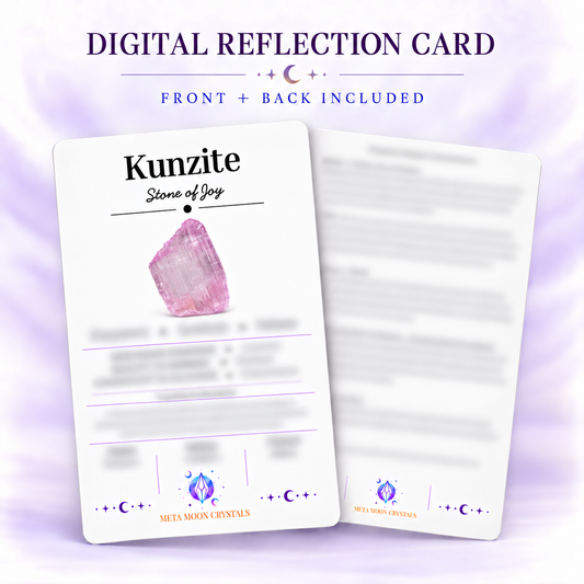 Kunzite Digital Reflection Card
