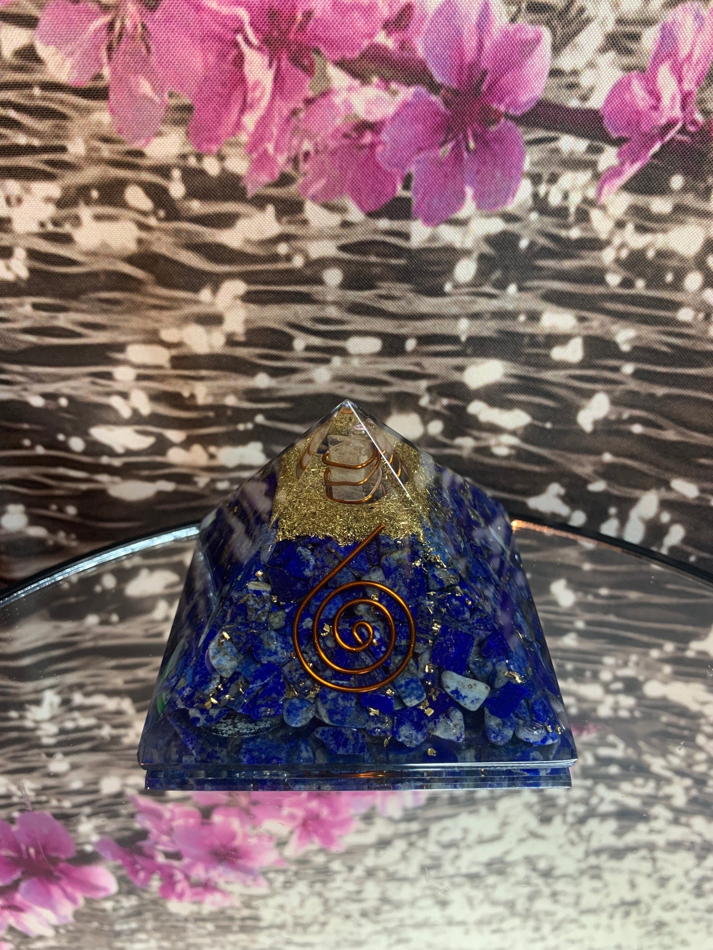 Lapis Lazuli Orgonite Pyramid