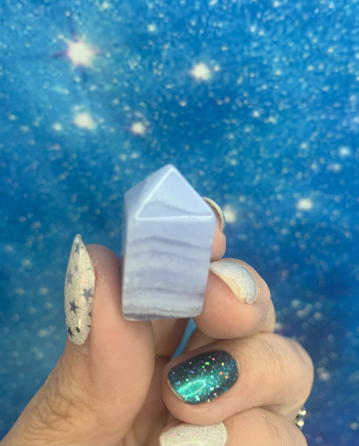 Mini Blue Lace Agate Towers