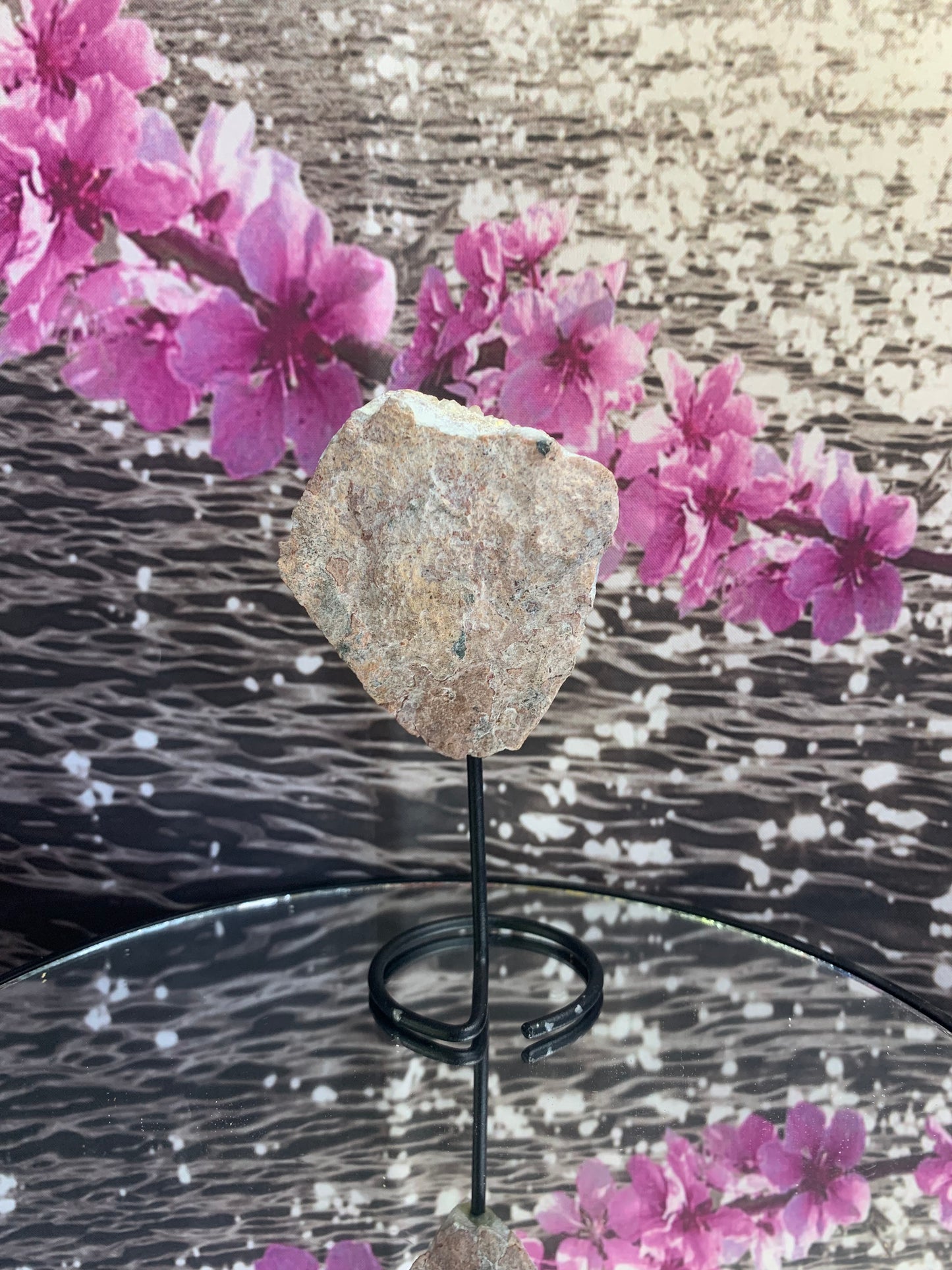 Druzy Aura Citrine on Stand (Mini)