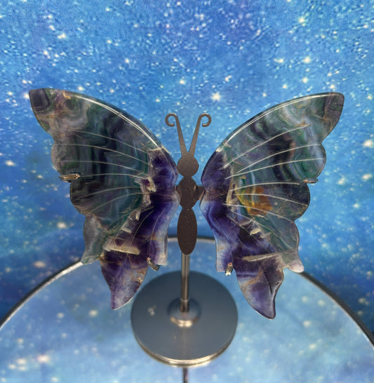Fluorite Butterfly on Stand