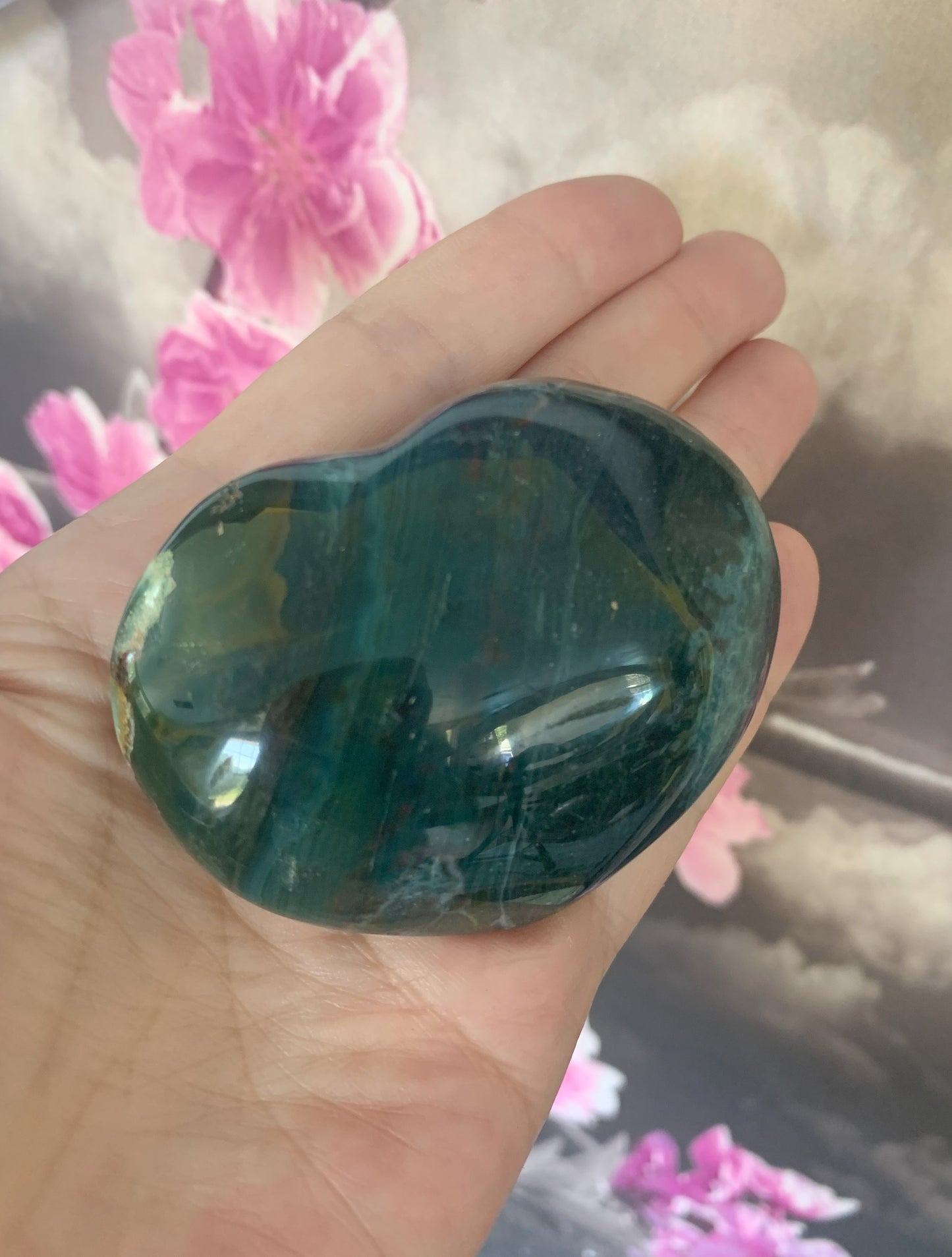 Ocean Jasper Heart (small)