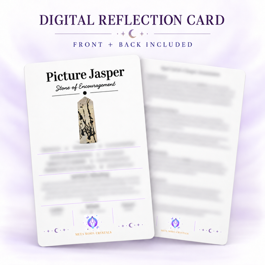 Picture Jasper Digital Reflection Card