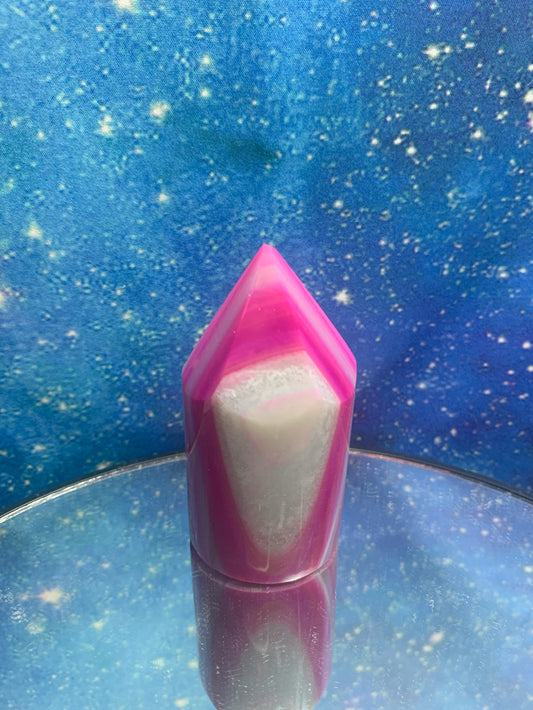 Pink Agate Pillar